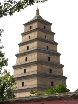 The Ancient Pagoda at Xi'an Temple: A Towering Testament to Time and Tranquility!